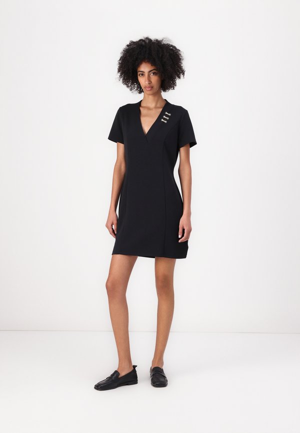 ABITO UNITA - Jersey dress - nero3