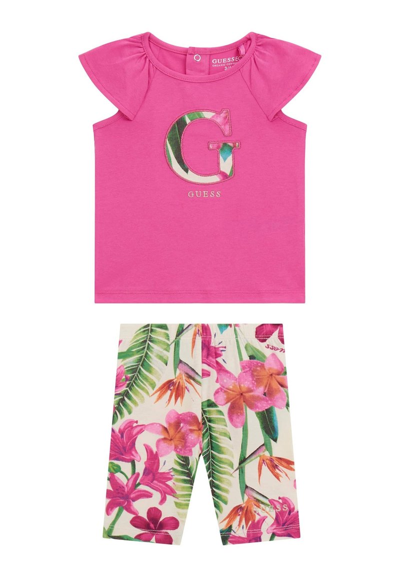 Guess - SET - Leggings - Hosen - fuchsia, Vergrößern