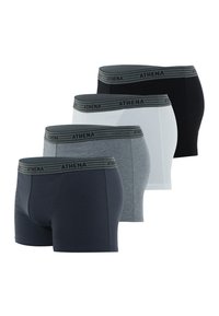 Athena LOT DE 4 PACK - Boxers - anthracite/gris/noir/blanc
