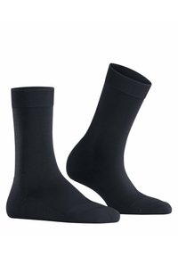 FALKE CLIMAWOOL - Calze - dark navy (6370)