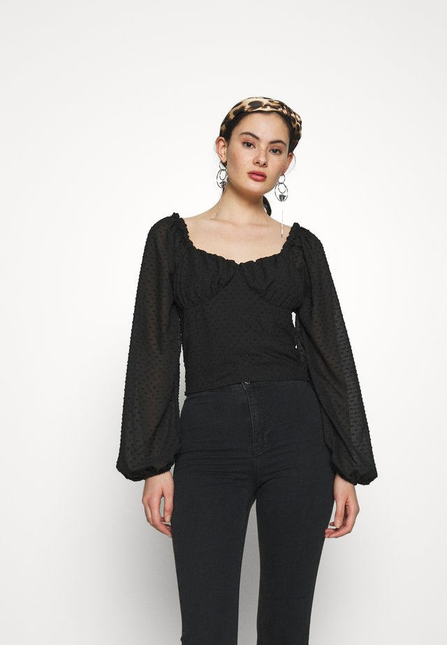 Donna Romina x NA-KD - Bluse - black