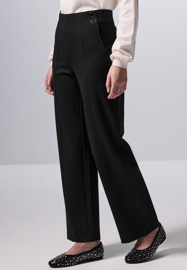 STRAIGHT LEG  - Stoffhose - schwarz