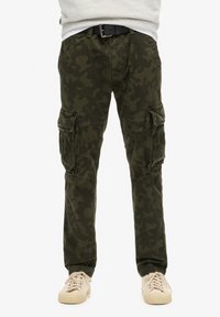 Superdry & Co CORE - Cargobroek - woodland khaki camo