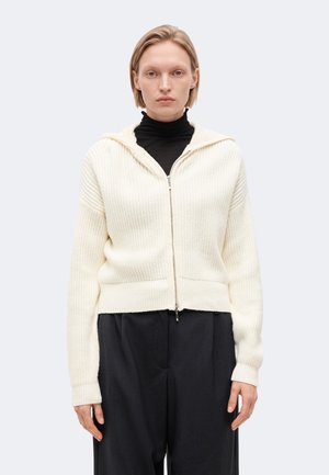 Hollister Co., CHASE HOODED SWEATER - Жилетка - offwhite