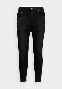 Brave Soul MADISONCROPC - Calças de ganga de corte afunilado - charcoal wash