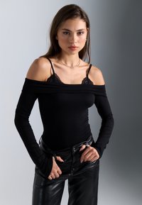 Even&Odd Topper langermet - black