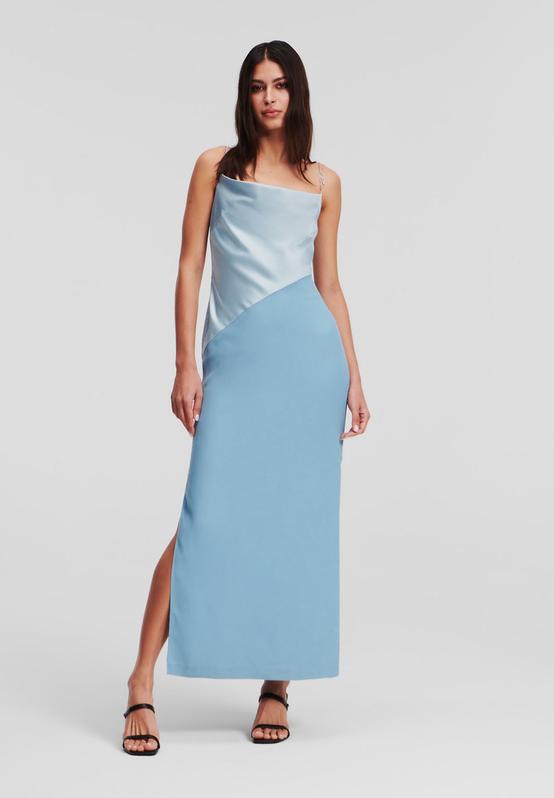 Carly L S Wrap Dress Cashmere Blue Aop Wh