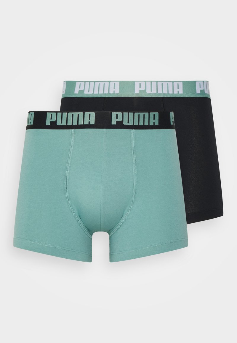 Puma BASIC 2 PACK - Kitsad bokserid - green