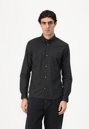 FITTED PRINTED - Shirt - black/white