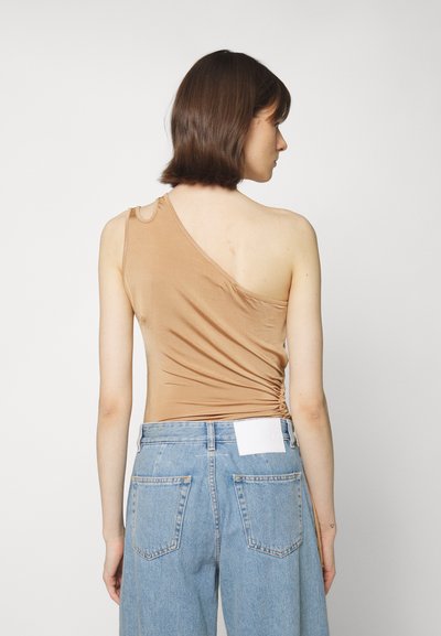 Materiel GATHEREDY CUT OUT - Μπλούζα - tan