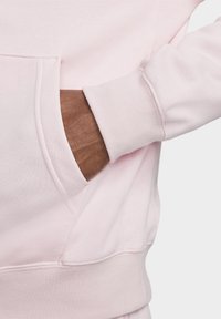 Nike Sportswear M CLUB HOODIE FZ BB - Camisola com fecho - pink foam/pink foam/(white)