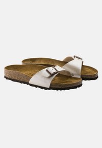 Birkenstock MADRID BF REGULAR - Sandalen - graceful pearl white