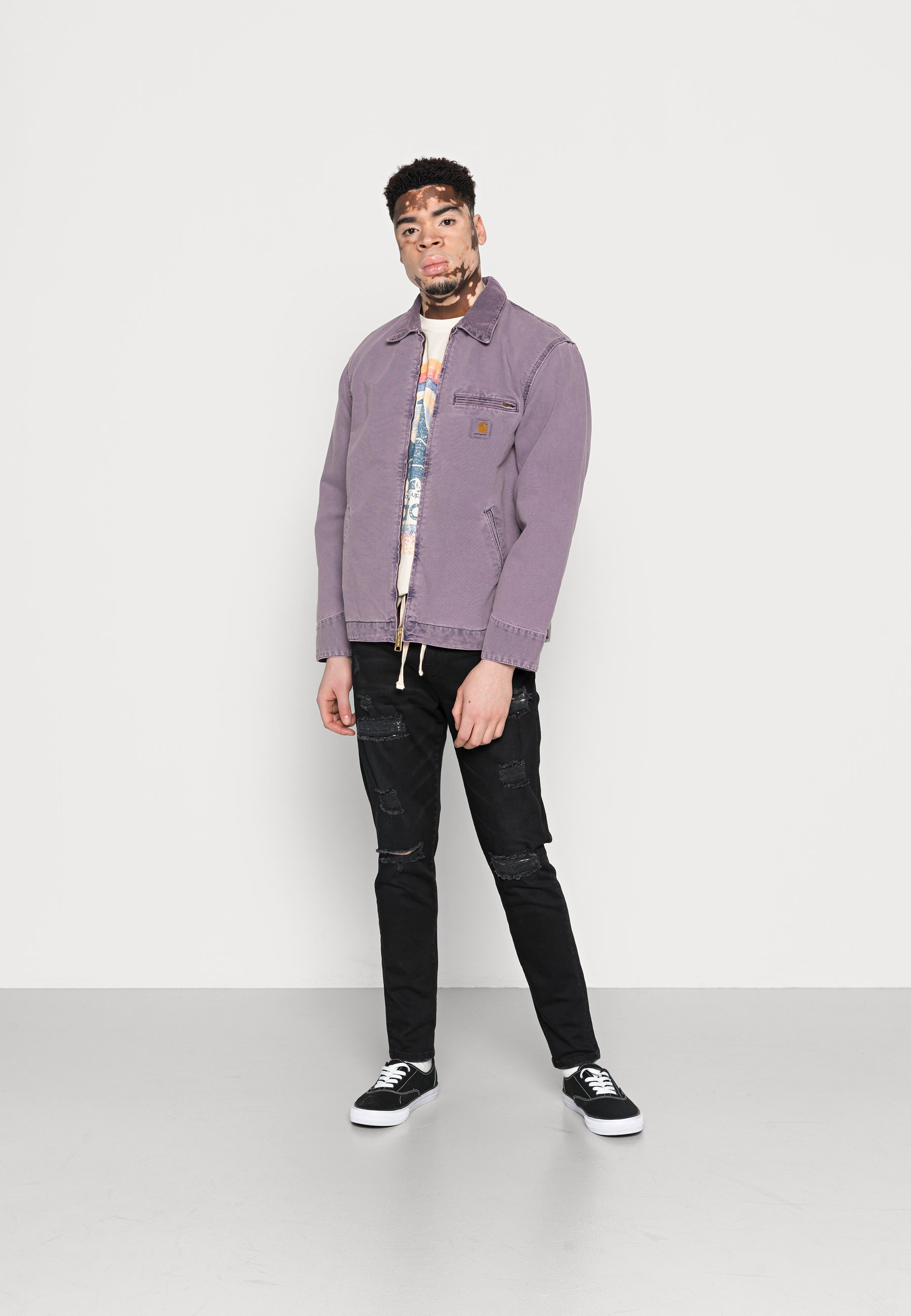 The Couture Club BANDANA REPAIR - Jeans slim fit - black/nero - Zalando.it