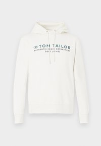 PRINTED HOODIE - Bluză de molton - gardenia white