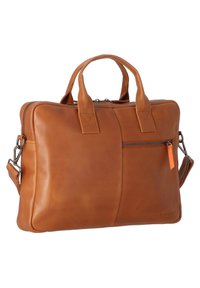 DAVIDOFF ESSENTIALS - Laptop bag - cognac