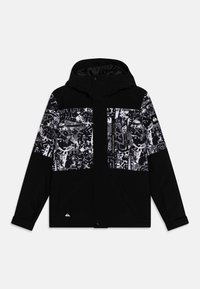 Quiksilver MISSION PRINTED BLOCK - Giacca da snowboard - snow heritage/true black