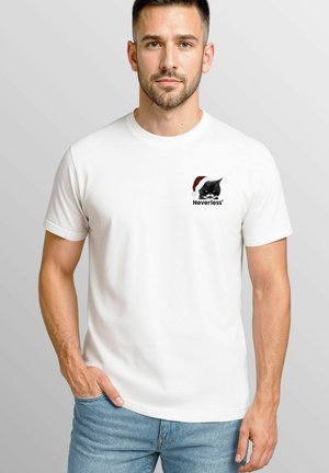 BACKPRINT FASHION STREETSTYLE - Print T-shirt - weiß