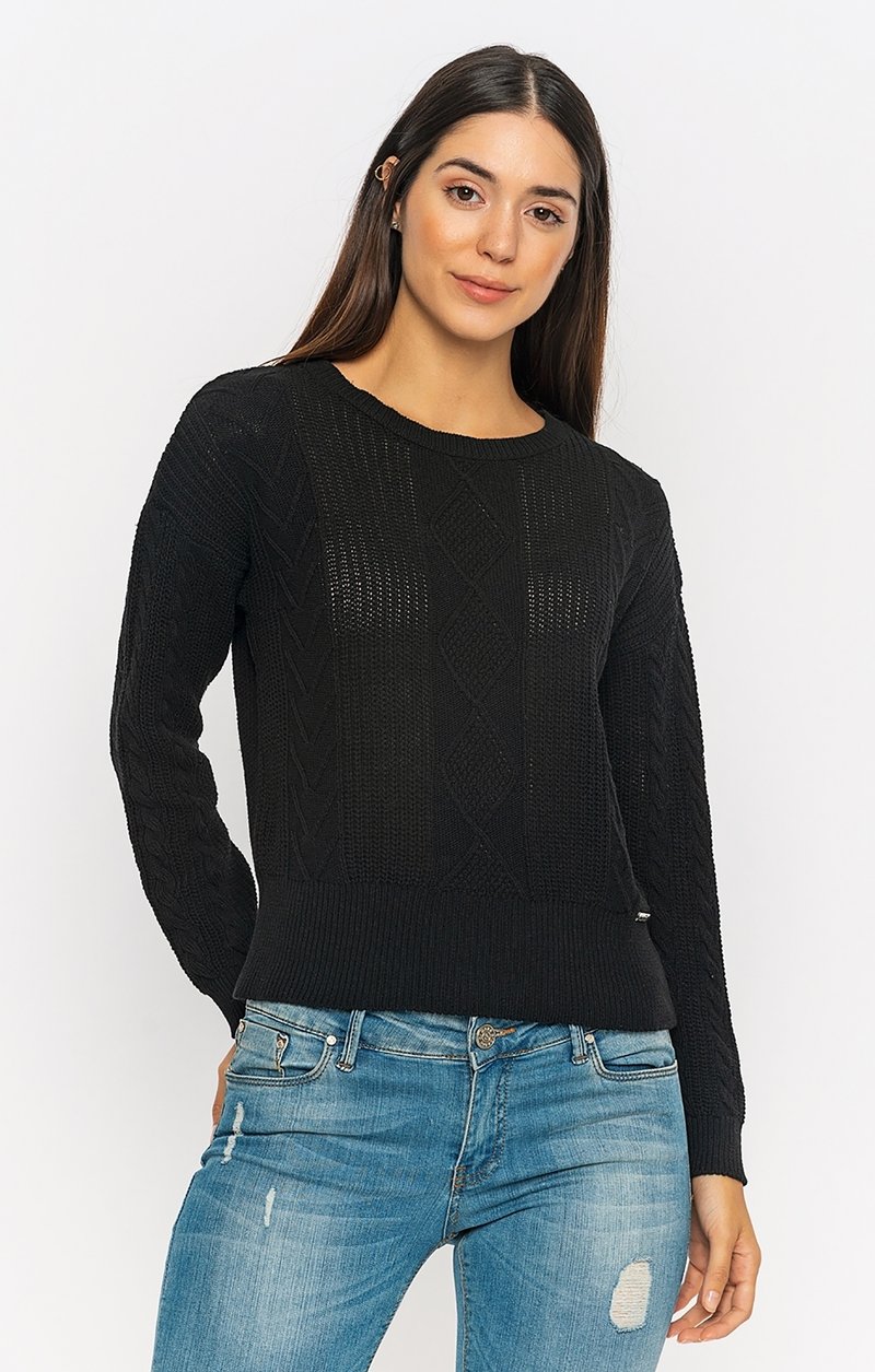 Felix Hardy Strickpullover - black
