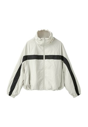 Stradivarius, TECHNICAL WINDBREAKER JACKET - Veste de survêtement - black