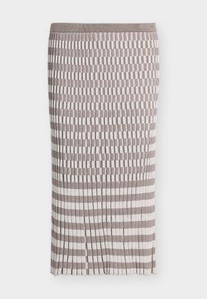 Calvin Klein, PLAID SKIRT - Jupe trapèze - ashes of roses