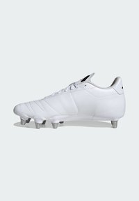 adidas Performance KAKARI SOFT GROUND - Firm-ground football boots - cloud white   core black   silver metallic