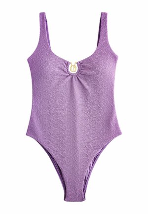 REGULAR FIT - HARDWARE SCOOP SWIMSUIT WITH TUMMY CONTROL  . - Badeanzug - lilac purple