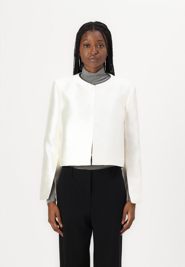 RUTHIE CROPPED LONG SLEEVE - Blazer - ivory