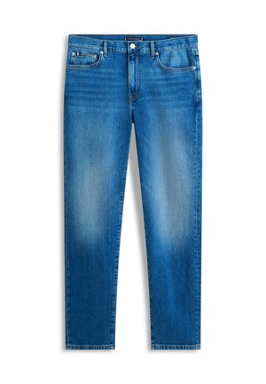 Tommy Hilfiger, DENTON WHISKERED SLIM STRAIGHT LEG JEANS - Vaqueros rectos - blue