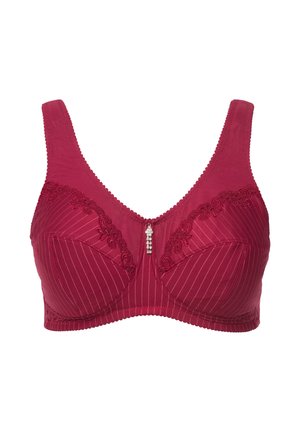 Ulla Popken, Podprsenka bez kostíc - dark red