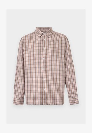 Only & Sons, ONSTOMMY CHECK SHIRT - Pluus - bright white/arabian spice/silver-coloured