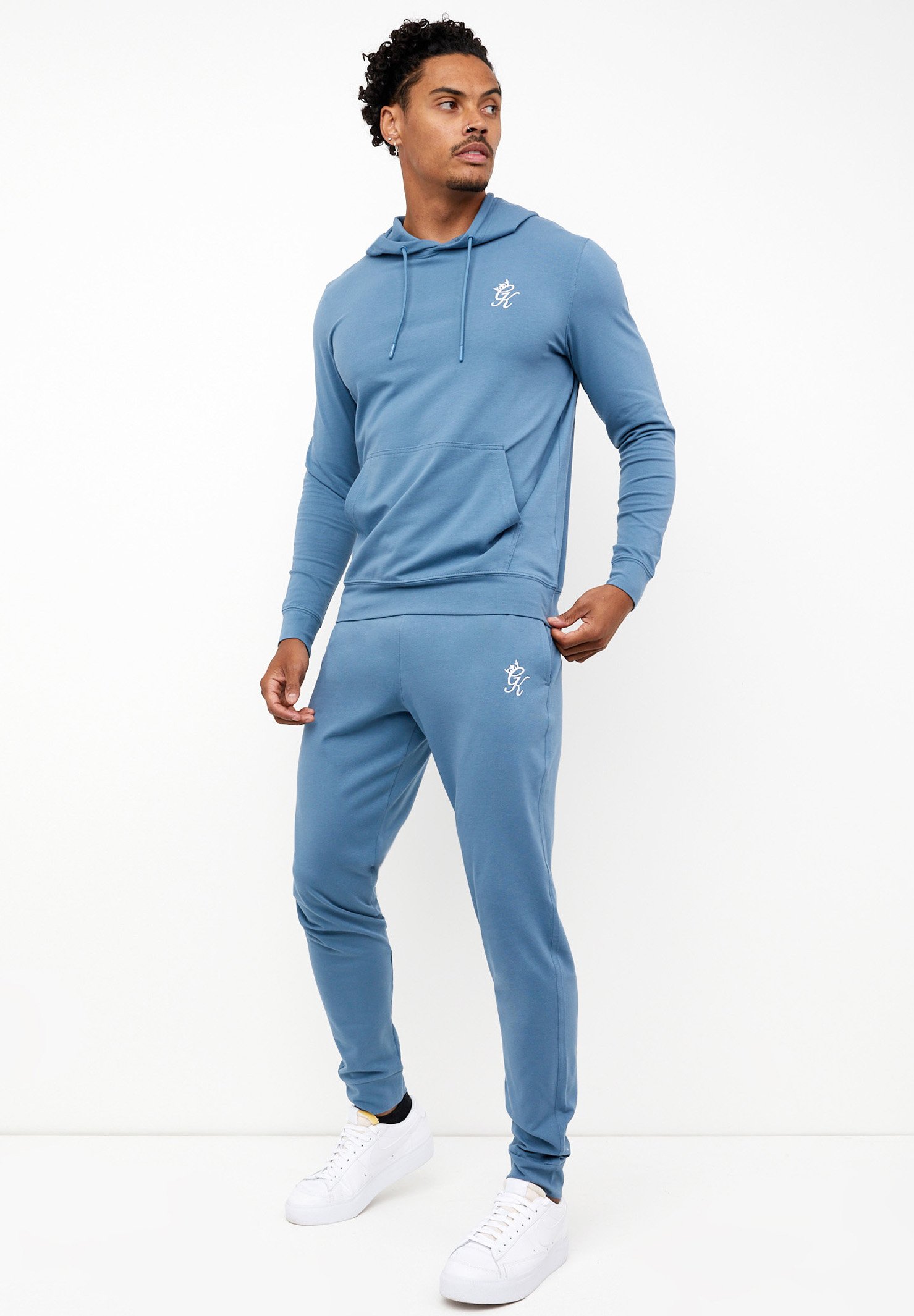 Gym King Tracksuit bottoms - misty blue 
