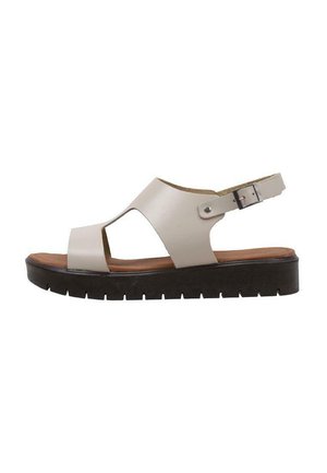 PRATO - Sandalias de cuña - beige
