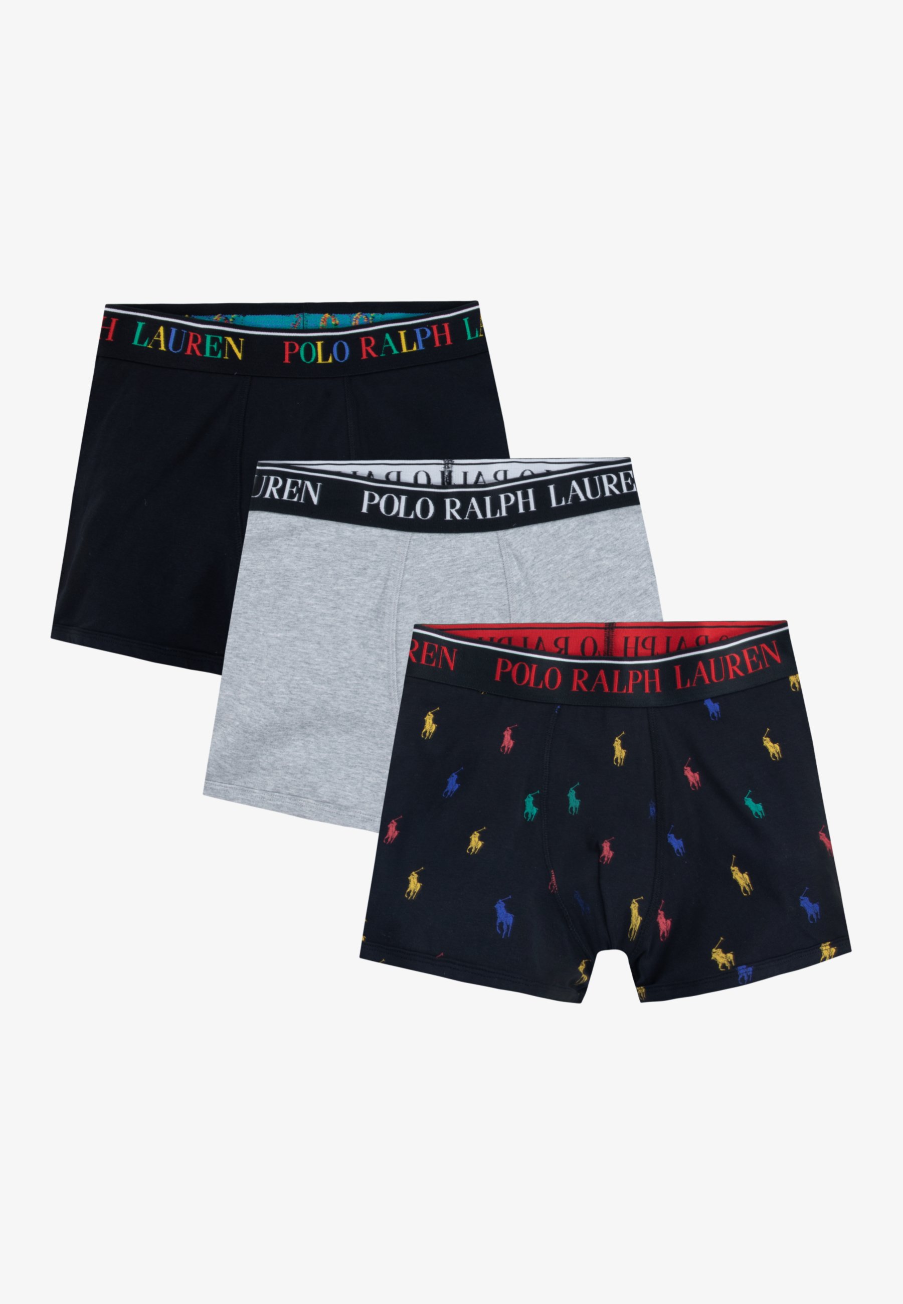 Polo Ralph Lauren 3 PACK - Trunks - black/andover heather/black