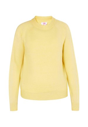 Strickpullover - hellgelb