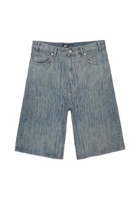 FLECKED SKATER - BERMUDA - Pantaloni scurți din denim - blue denim