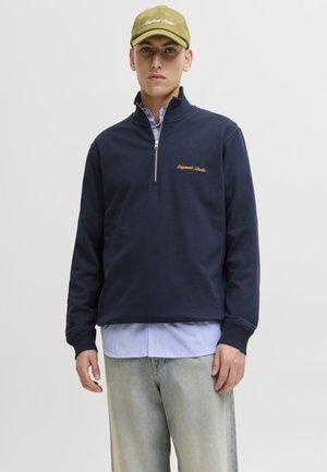 Jack & Jones NORREBRO HIGH NECK - Melegítőfelső - sky captain