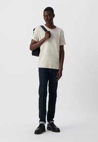 IKKS ROUND NECK WITH SHORT SLEEVES - T-Shirt basic - ecru