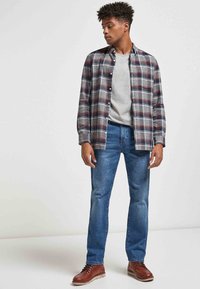 Next Cotton Stretch - Džíny Straight Fit - blue