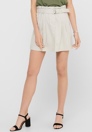 ONLNELDA SHORT SKIRT - A-line skirt - pumice stone