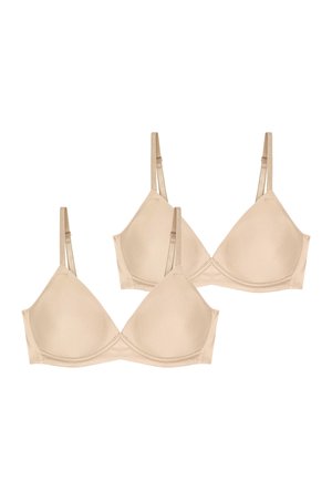 2-PACK - Underwired bra - beige