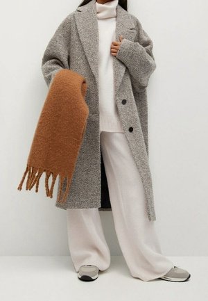 Klassischer Mantel - light grey