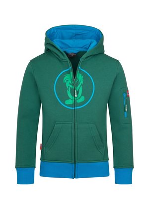 TROLLKIDS, 139 UNISEX - Zip-up sweatshirt - jungle green dynamic blue