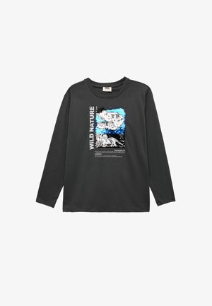 Koton, PRINTED - Camiseta de manga larga - anthracite