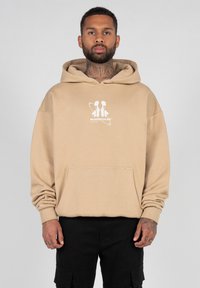 MJ Gonzales CIRCLE X HEAVY  - Hoodie - unionbeige