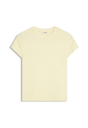 Bershka, SHORT SLEEVES WITH A ROUND NECK - T-SHIRT 02666152 - T-shirt basic - neon yellow