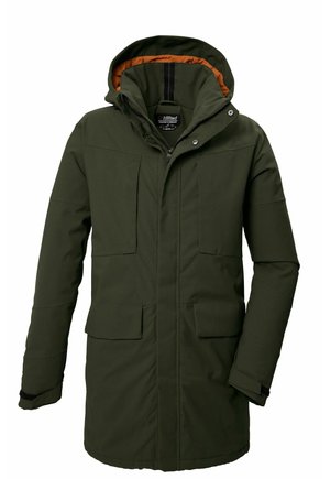 FUNKTIONS MIT ABZIPPBARER KAPUZE, KOW 80 MN (41848) - Parka - dark moss