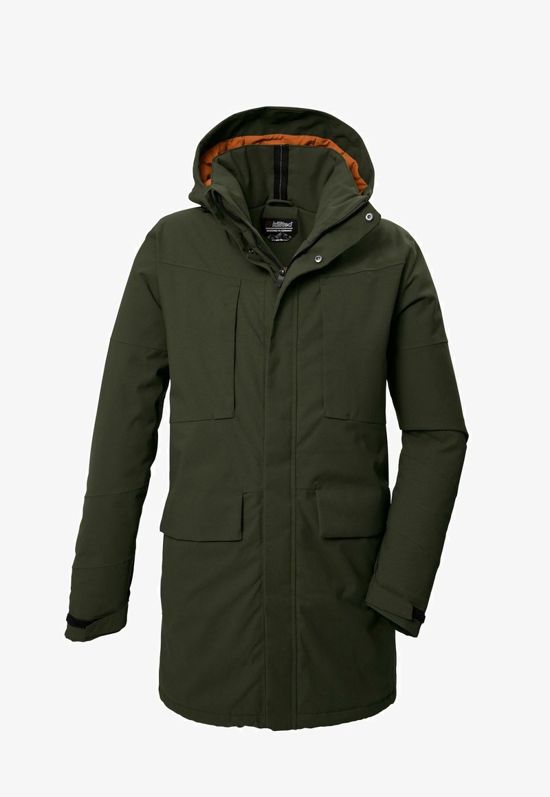 Killtec FUNKTIONS MIT ABZIPPBARER KAPUZE, KOW 80 MN (41848) - Parka - dark moss