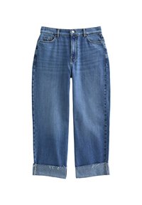 HONEY TURN UP - Jean boyfriend - blue pattern
