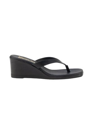 KESLEM, SANDALIAS KESLEM, MUJER - Sandalias de cuña - black