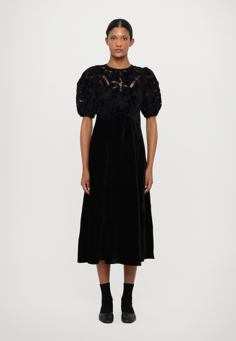 Sea ALICE EMBROIDERY PUFF DRESS - Apģērbs svinīgiem gadījumiem - black